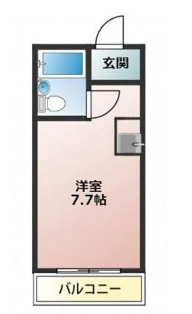 姫路市白国のマンションの間取り