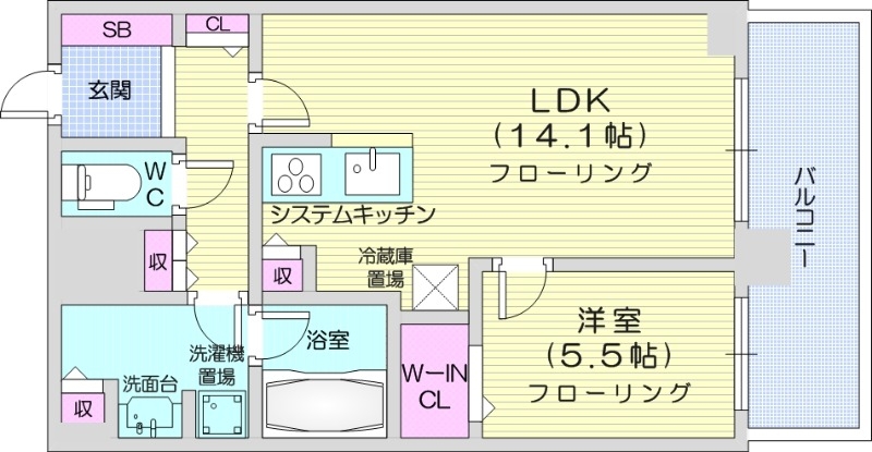 ONE札幌ステーションタワーの間取り