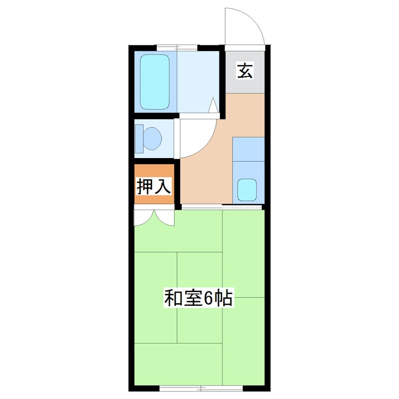 コーポ森永の間取り