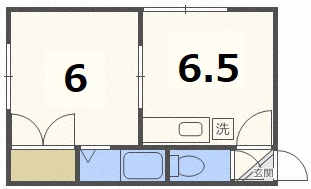 ヒルハイツの間取り