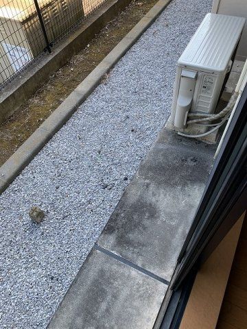 【レオパレスエルミタージュのバルコニー】