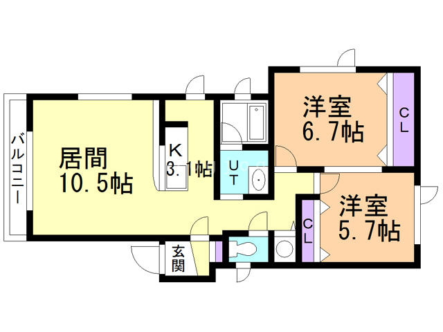 アルストロメリアの間取り