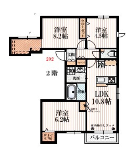 杉並区成田西のマンションの間取り