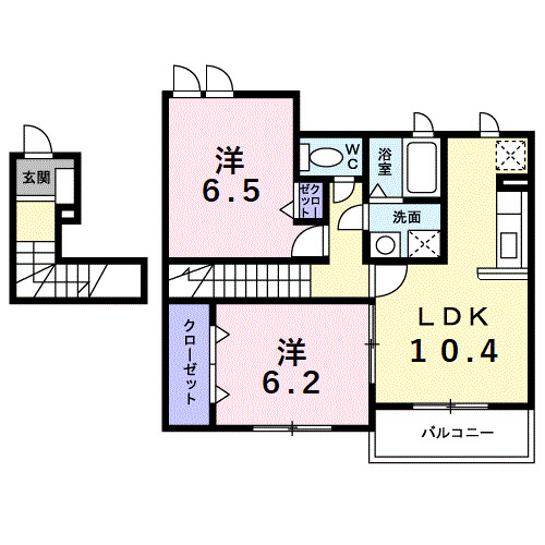 イーメゾンズIIの間取り