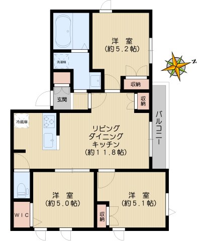 (仮称)目白台2丁目メゾンの間取り