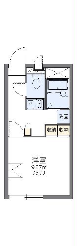 レオパレススマイル　ＲＫの間取り