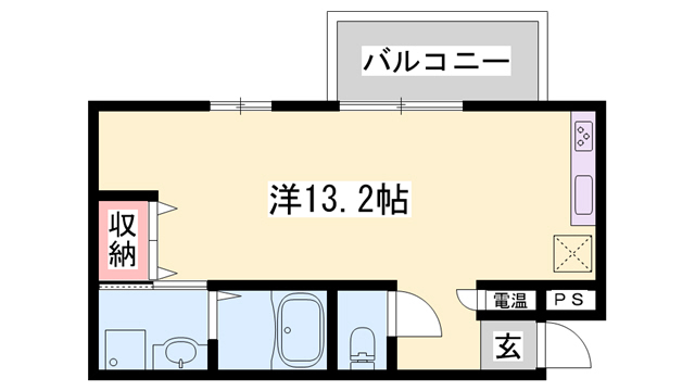 ラ・ベリーザ南今宿の間取り