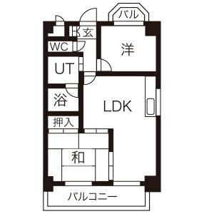 リヴァーサイド植田の間取り