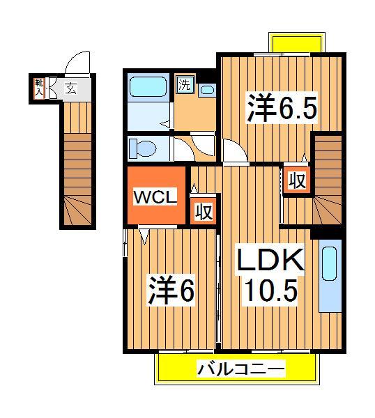 フリューゲルスＢの間取り