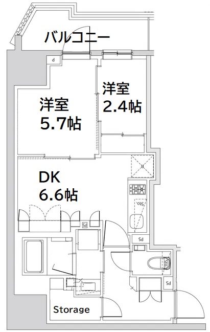 ザ・パークハビオ新中野の間取り