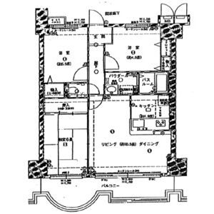 【ディオ・フェルティ神戸弐番館の間取り】