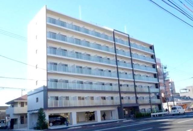 【フェルクルールプレスト川崎アリビエの建物外観】