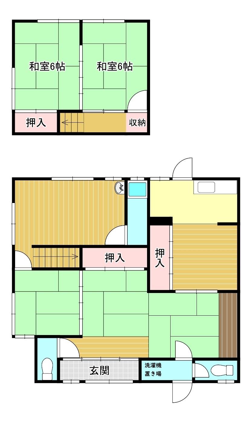 小戸アパートの間取り