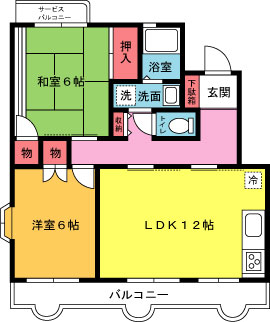 コスモプラザ茅ヶ崎の間取り