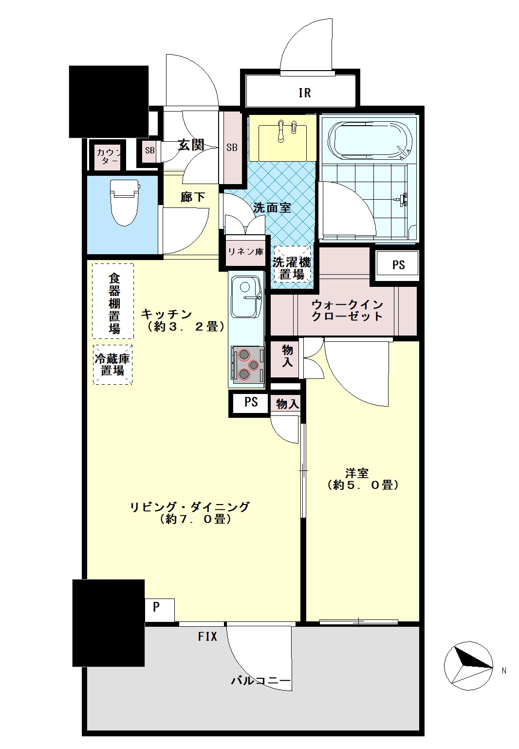 パークタワー西新宿の間取り