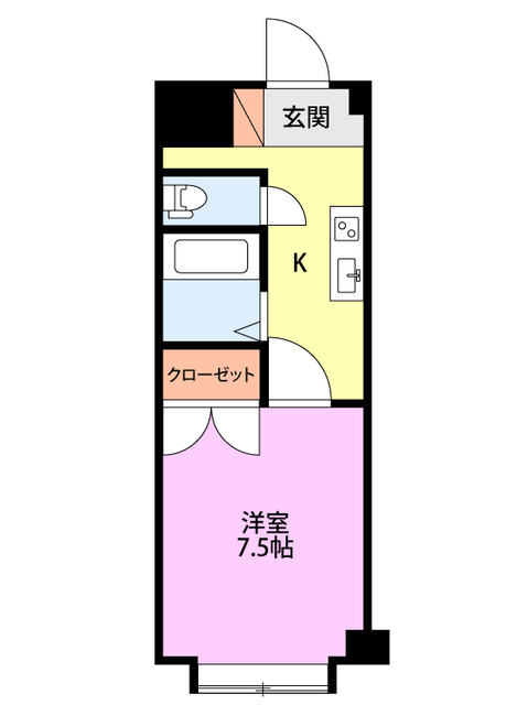 グローリー東明の間取り