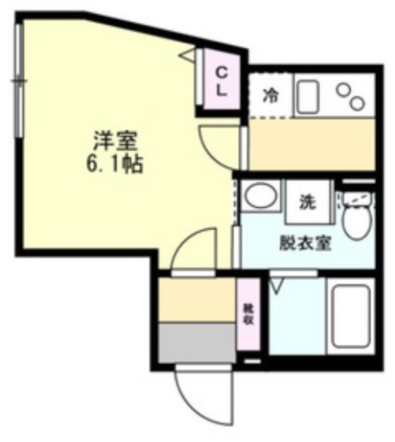 ベイルーム藤沢善行の間取り