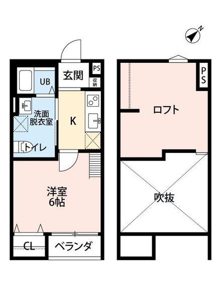 堺市堺区出島町のアパートの間取り