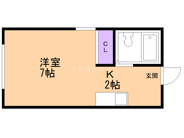 プレザント中村の間取り