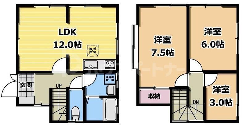 【渡辺邸の間取り】