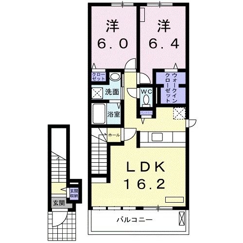 【サウスメゾン　ゆいの間取り】