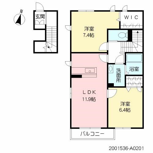 アルフラットＦの間取り