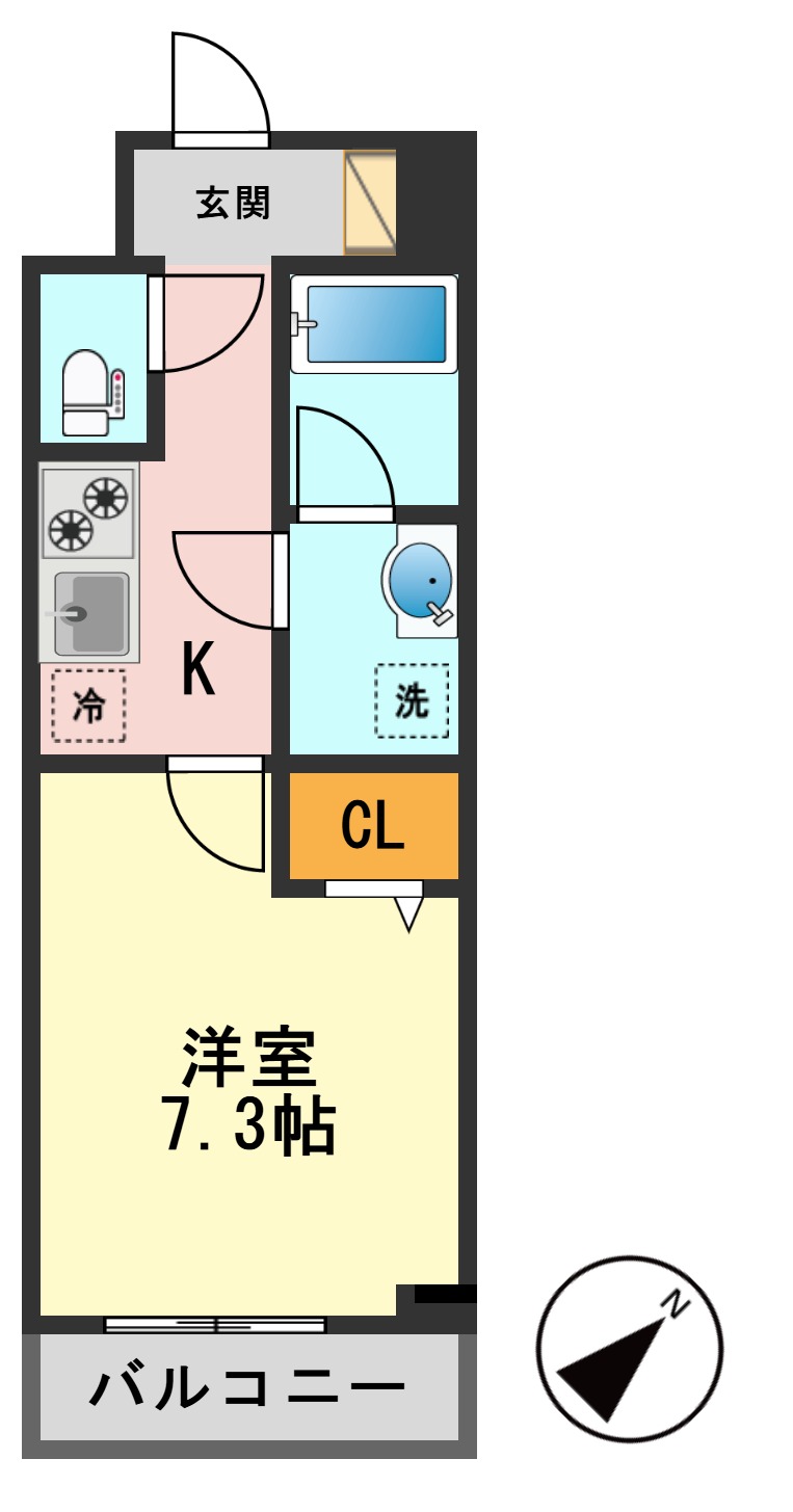 クレヴィスタ柴又の間取り