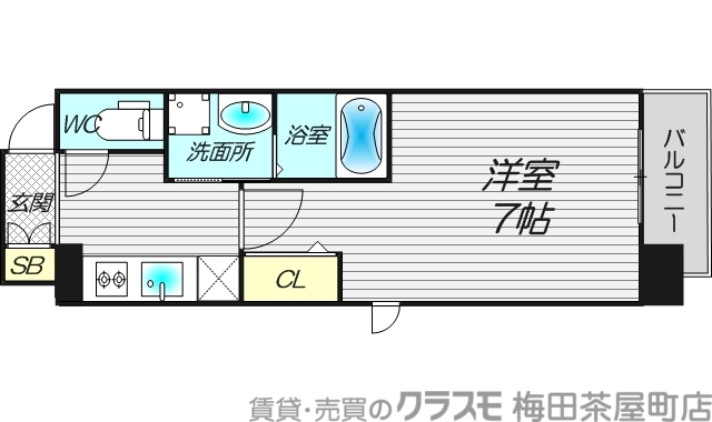 ＳＷＩＳＳ梅田東の間取り