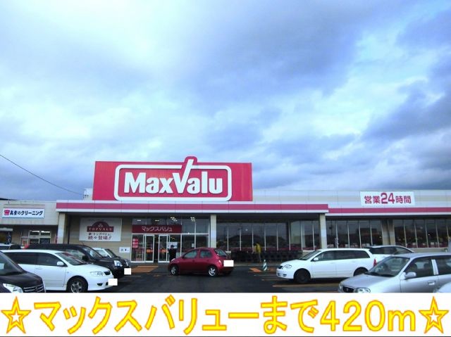 スーパー　マックスバリュー（スーパー）まで420m