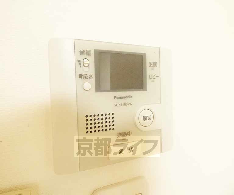 セキュリティ　誰が来たかわかるので安心です。