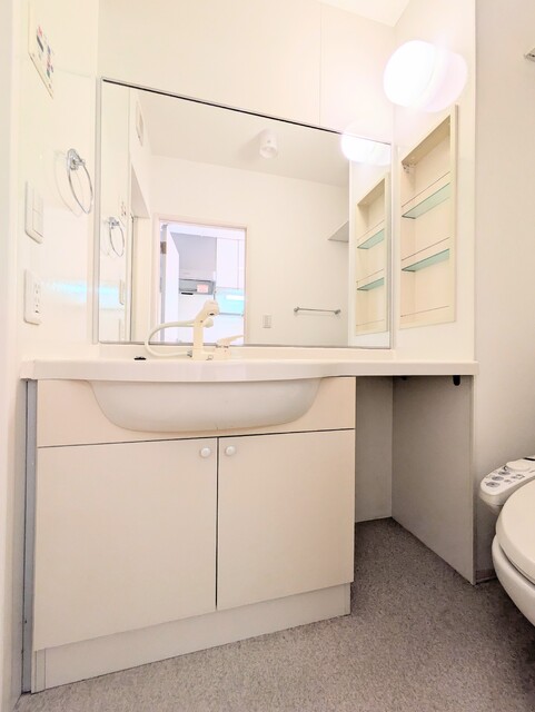 洗面設備　※クリーニング前（２０２６年２月１２日撮影）