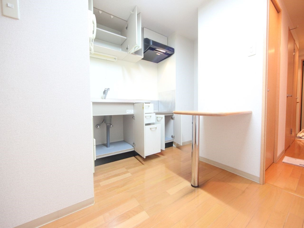 キッチン　キッチン（ガス2口コンロ設置できます）　カウンター付