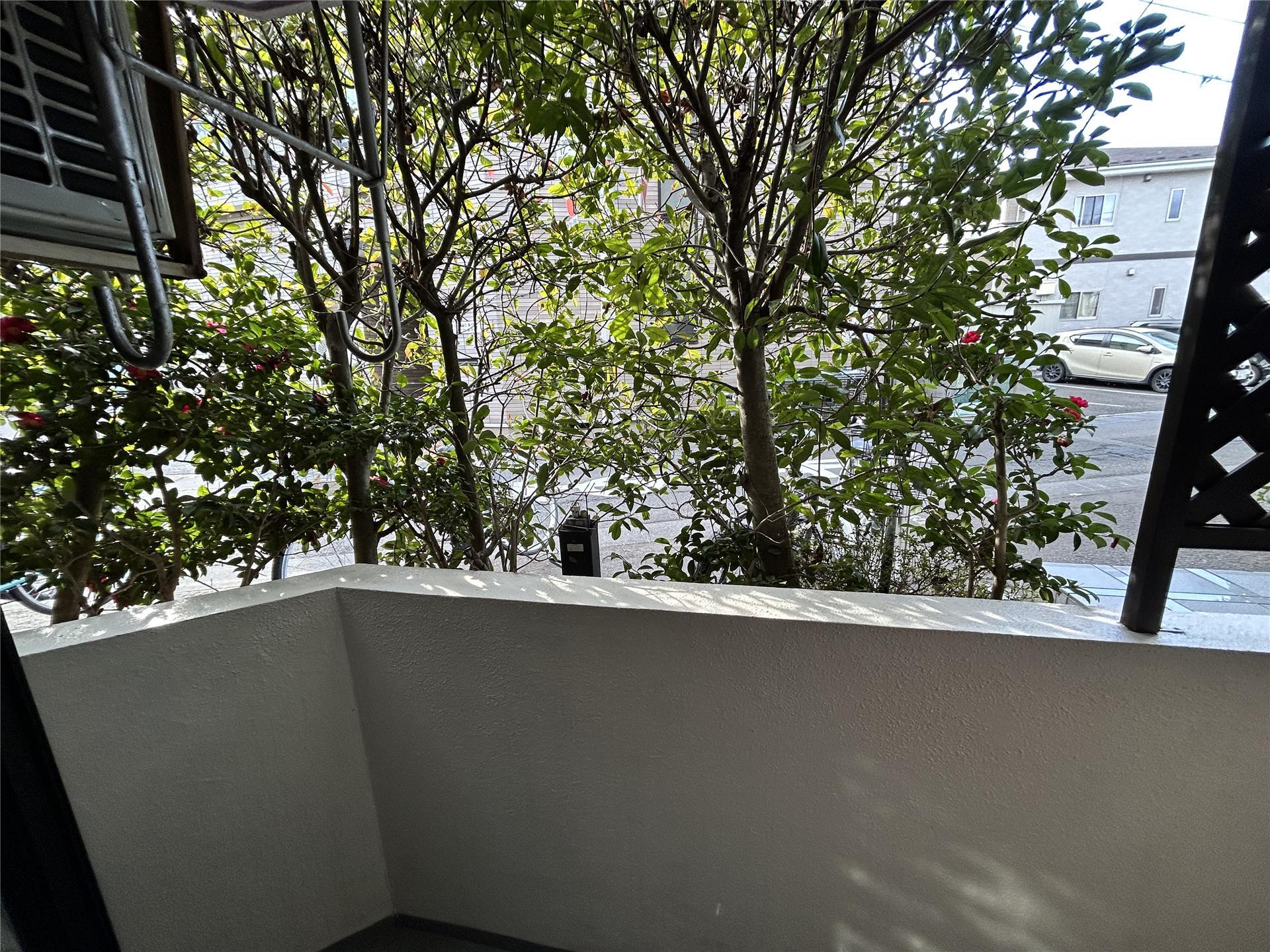 バルコニー　西向きのバルコニーです