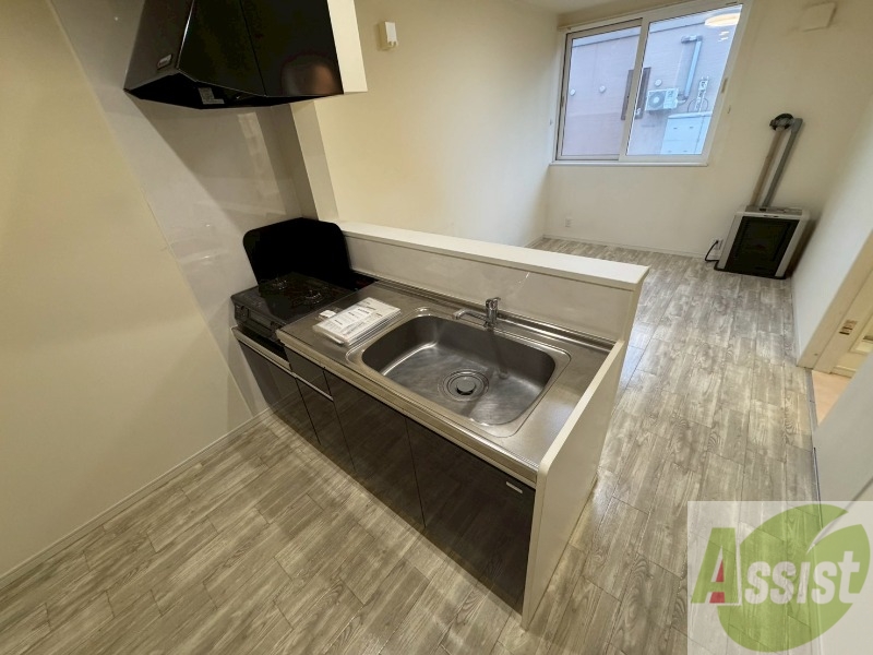 キッチン　キッチンはスペースも広々していて使いやすそうですよ！