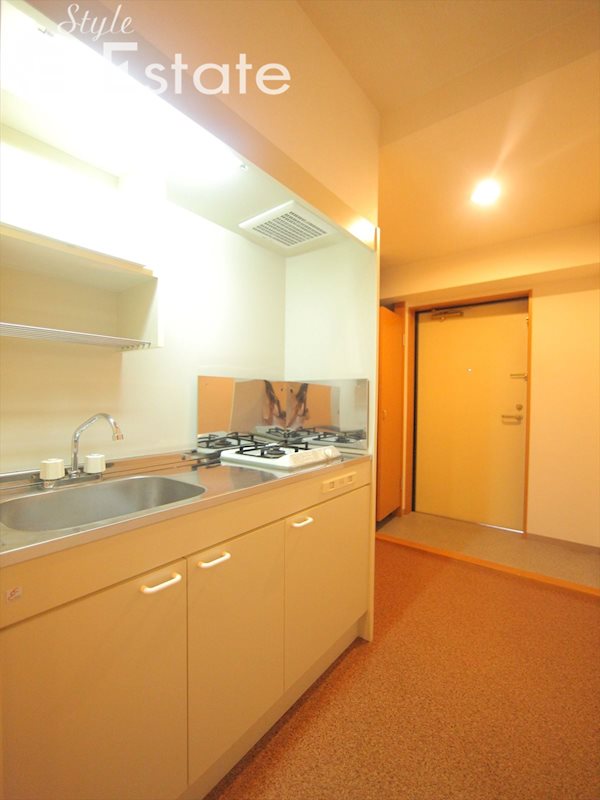 キッチン　システムキッチン　ガスコンロ付