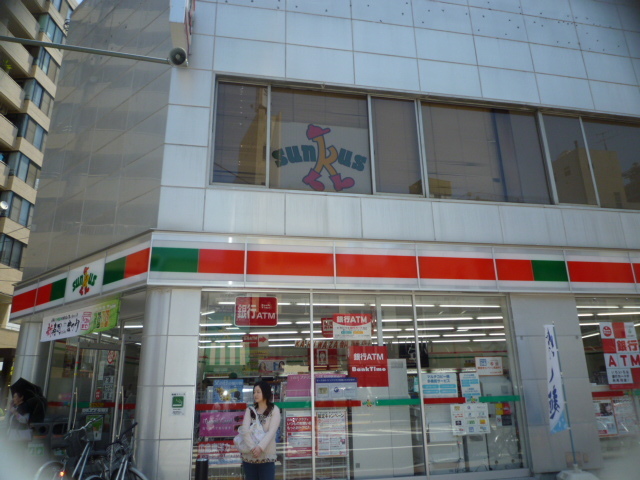 コンビニ　サンクス広島堺町店（コンビニ）まで137m