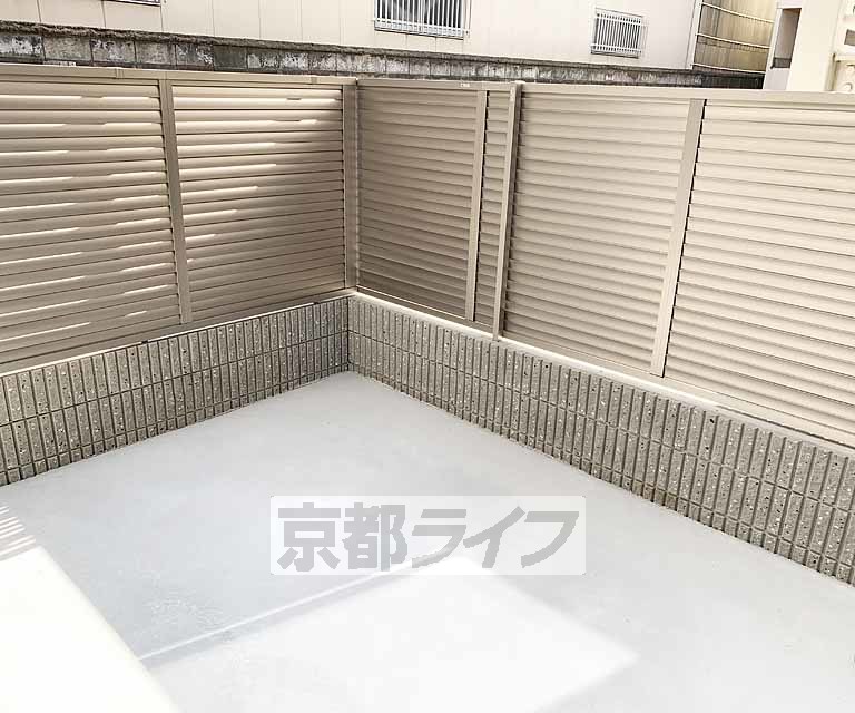 バルコニー　専用庭です！