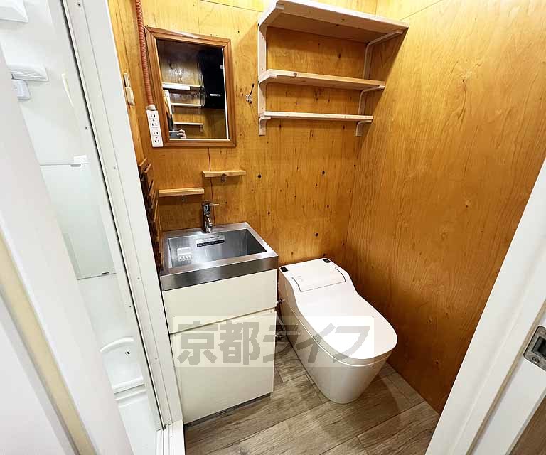 洗面設備　朝の準備はこちらで