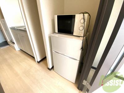 その他　電子レンジと冷蔵庫付いてます♪