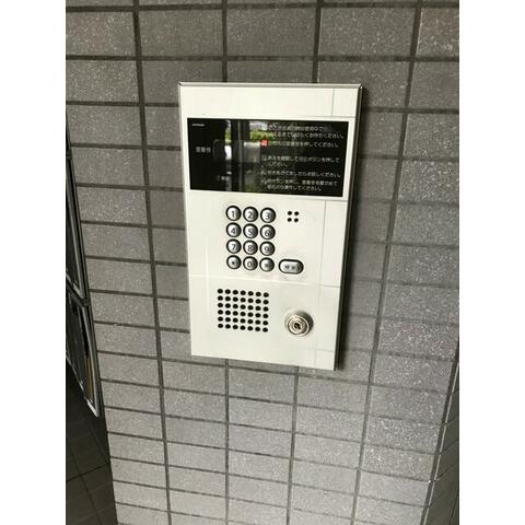 セキュリティ　インターホンです