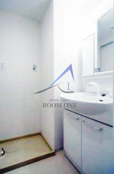 洗面設備　洗面台です。