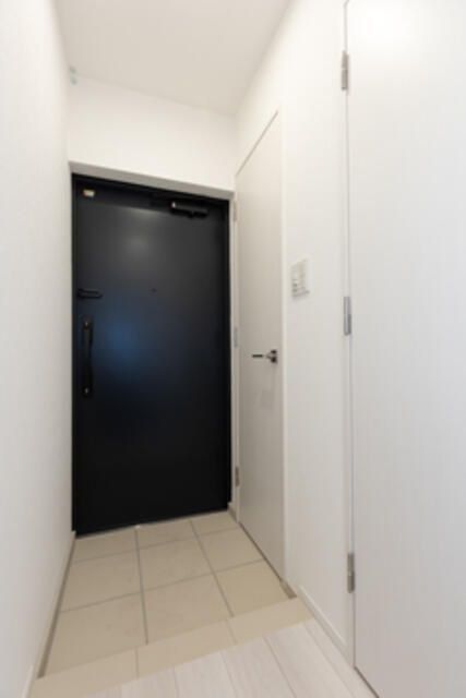玄関　収納もある玄関です
