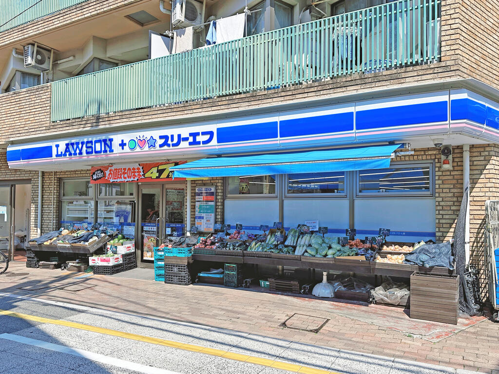 コンビニ　ローソン・スリーエフ松陰神社駅前店（コンビニ）まで198m