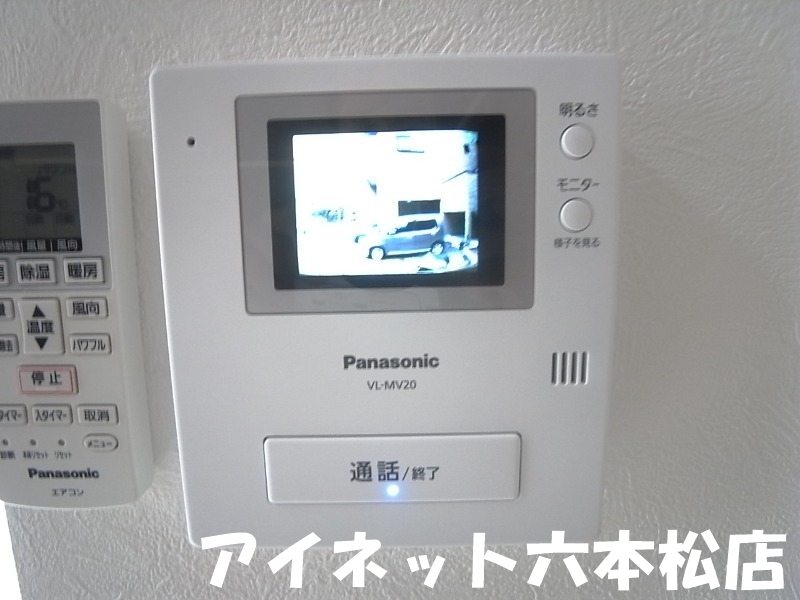 セキュリティ　急な来客時も安心ですね