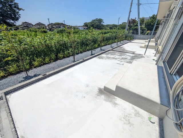 庭　広めのお庭があります。（建築中）