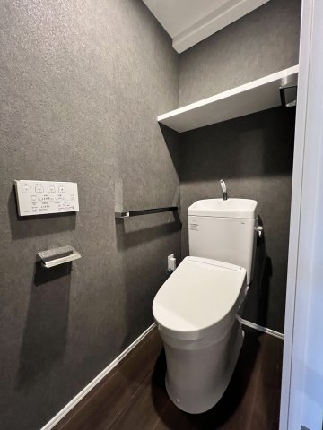 トイレ　ゆったりとした空間のトイレです