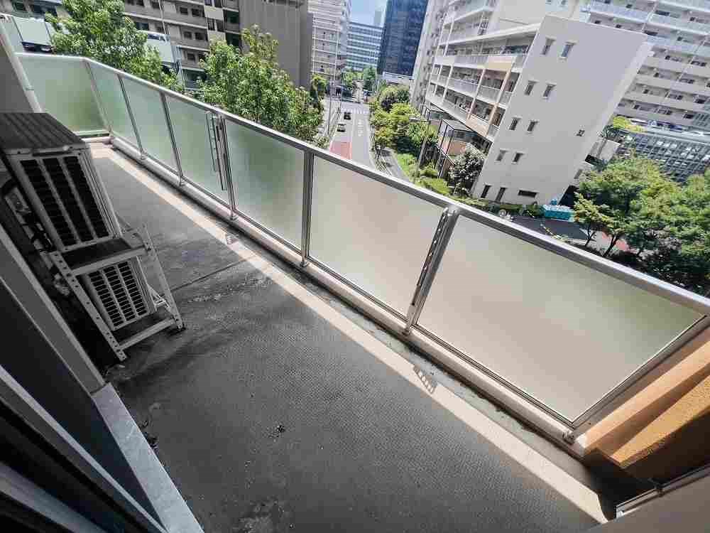 バルコニー　落ち着いた時間を過ごせるバルコニーです