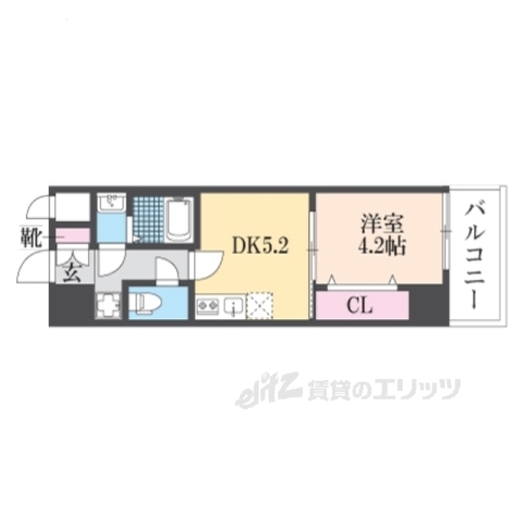 GARDENIA高井田の間取り写真