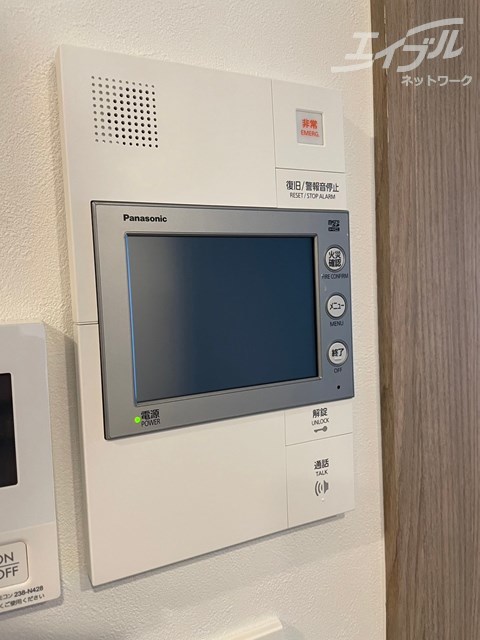 セキュリティ　ＴＶモニター付きなので防犯面良好です。