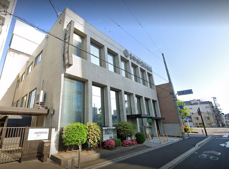銀行　京都中央信用金庫大宮支店（銀行）まで450m